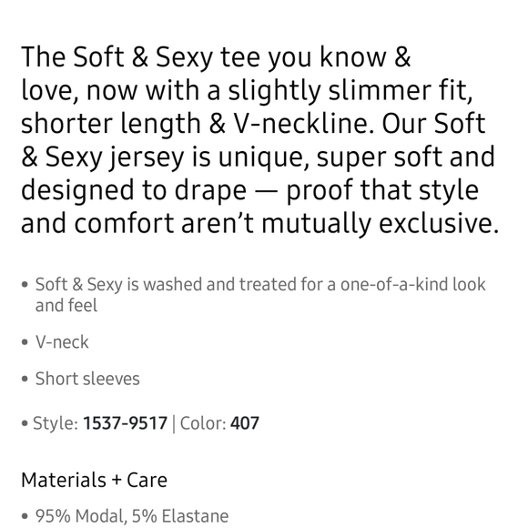 AE soft and sexy tee - Picture 5 of 6